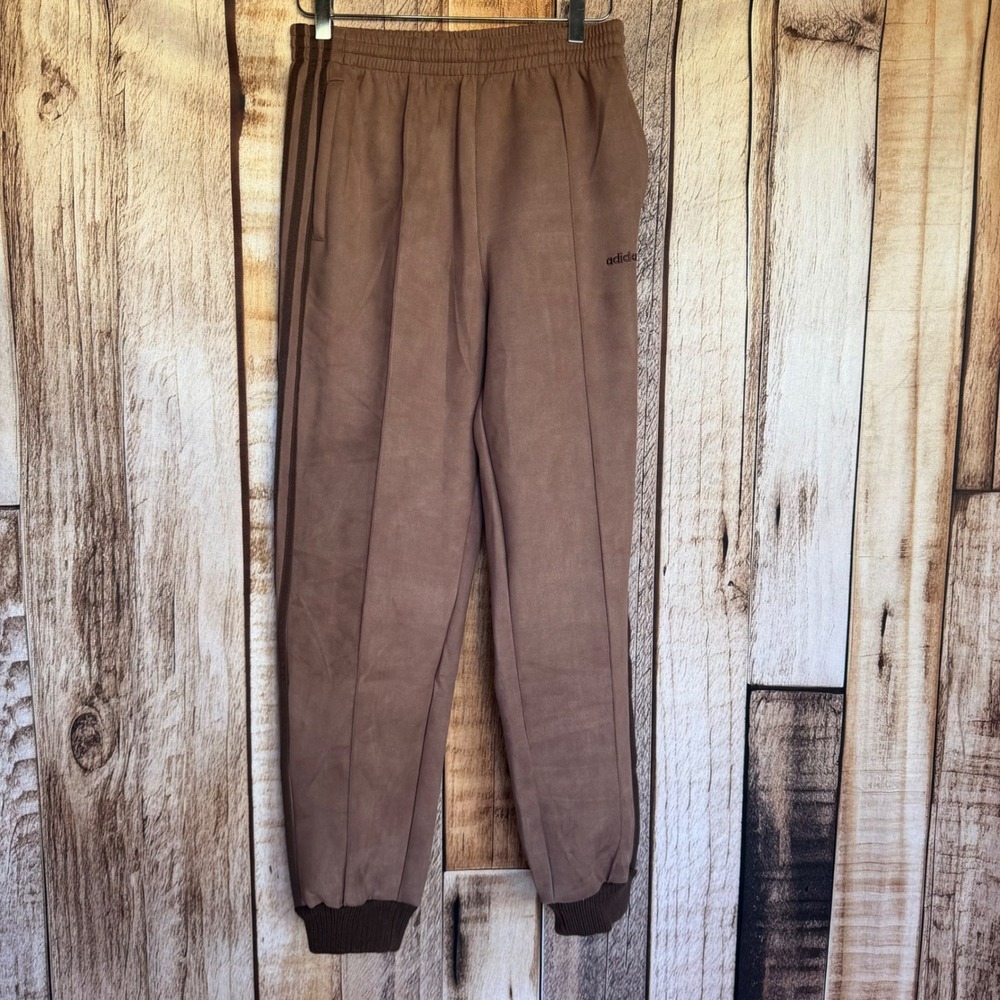 Adidas Originals Suede TP‎ Track Pants Shadow Brown Streetwear Small Sporty NWT